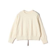 《一部追加予約》SHIPS Colors:〈手洗い可能〉スウェットライク バックジップ ニット◆