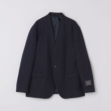 SHIPS Colors:T/W ツイード ノーカラー ジャケット(セットアップ対応可能)◇