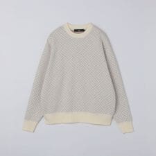 SHIPS Colors:〈手洗い可能〉Wフェイス ジャカード ニット