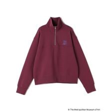 SHIPS Colors:The Met コラボ エンブロイダリー ハーフ ジップ スウェット