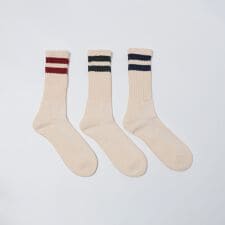 SHIPS Colors:3足組 ライン ソックス