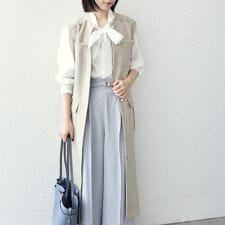 SHIPS Colors:ミックスツイード フリンジ ワンピース 2◇