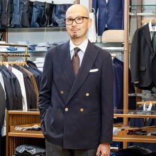 《予約》SHIPS Colors:〈撥水・手洗い可能〉モノ・マガジン コラボ ネイビー ブレザー◆