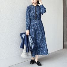 SHIPS Colors:〈手洗い可能〉MULHOUSE フラワー プリント ワンピース◇