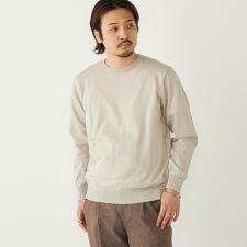 SHIPS Colors:〈洗濯機可能〉14ゲージ 天竺 クルーネック ニット