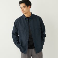 SHIPS Colors:〈吸水速乾・洗濯機可能〉ウーリー ボックス シャツ