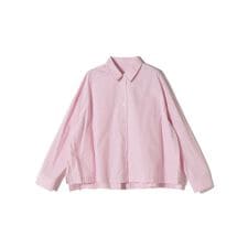 SHIPS Colors:〈手洗い可能〉カラー ストライプ クロップド シャツ