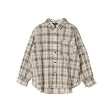 《予約》SHIPS Colors:〈手洗い可能〉シアー チェック シャツ◆