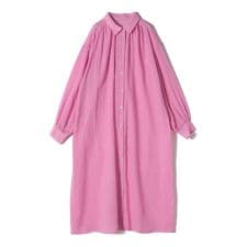 《予約》SHIPS Colors:〈手洗い可能〉ボイル シャンブレー シャツ ワンピース◆