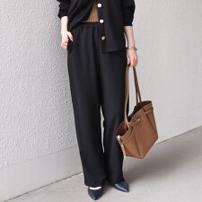 SHIPS Colors:〈手洗い可能〉カット ジョーゼット イージーパンツ（セットアップ対応可能）