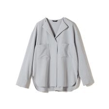 SHIPS Colors:〈洗濯機可能〉ジョーゼット Vネック ラペル ブラウス