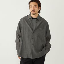 【SHIPS Colors別注】Engineer:シアー デニム シャツ◇