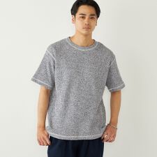 SHIPS Colors:ローゲージ カノコ Tシャツ◇