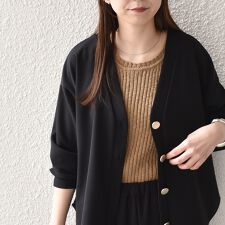 《予約》SHIPS Colors:〈手洗い可能〉スラブ ニット タンクトップ◆