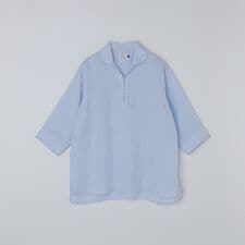 《予約》SHIPS Colors:ユーロリネン カプリ シャツ◆