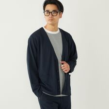 《予約》SHIPS Colors:〈吸水速乾・洗濯機可能〉シアー カノコ カーディガン◆