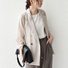 SHIPS Colors:〈手洗い可能〉メッシュ テーラード ジャケット