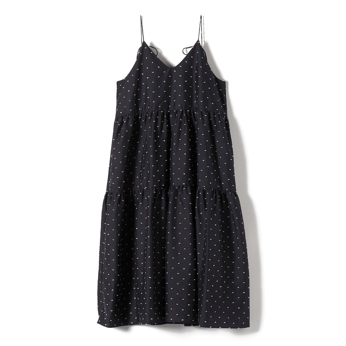 《予約》SHIPS Colors:〈手洗い可能〉カット ドビー キャミ ワンピース◆