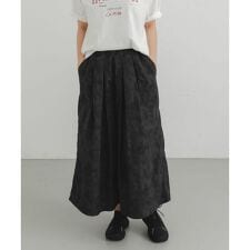 『UR TECH』 ナイロンタッサーワイドパンツ