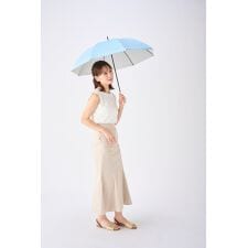 晴雨兼用日傘 長傘 ストライプ 1級遮光 遮熱 UV