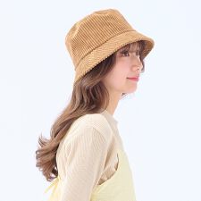 エスタ(estaa)の【洗える】バケットハット 帽子 コーデュロイ サイズ調整可