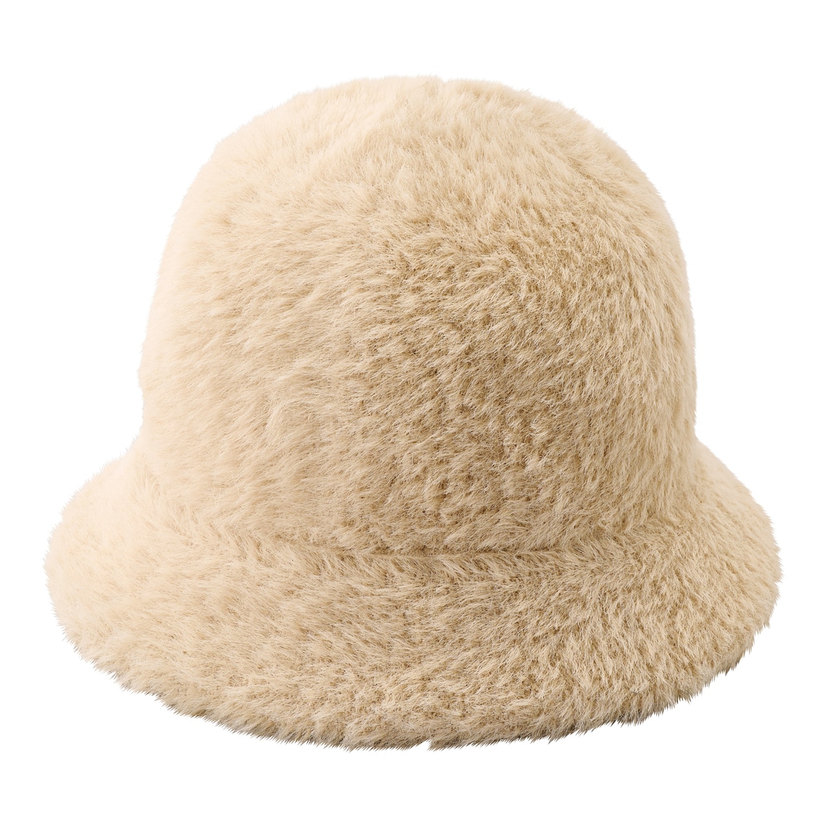 【洗える】ボリュームヘアリーサーモバケットハット 帽子 無地 サイズ調整可