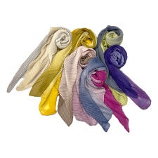 ムーンバット(MOONBAT)の【洗える】プリーツストール 90×80cm オンブレー