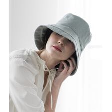 ムーンバット(MOONBAT)のラフィネハット 帽子 ノーマルつば 一級遮光 遮熱 UV 接触冷感 速乾性 紫外線対策 暑さ対策