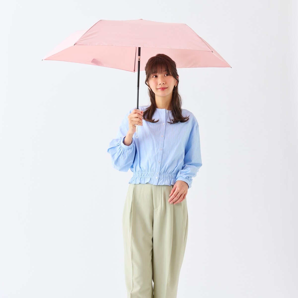 ハニカム 断熱パラソル 折りたたみ傘 遮光率100％ 晴雨兼用/一級遮光