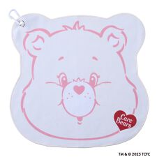 エスタ(estaa)の【くっつきタオル】吸水マルチタオル ケアベア TM ダイカット ハンカチ レイングッズ カラビナ付き