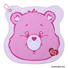 エスタ(estaa)の【くっつきタオル】吸水マルチタオル ケアベア TM ダイカット ハンカチ レイングッズ カラビナ付き