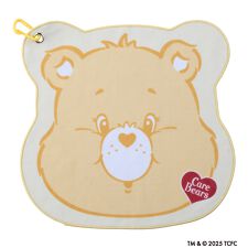 エスタ(estaa)の【くっつきタオル】吸水マルチタオル ケアベア TM ダイカット ハンカチ レイングッズ カラビナ付き