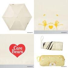 晴雨兼用折りたたみ日傘 ケアベア TM CareBears TM ケース 遮光 遮熱 UV 軽量