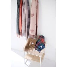 エスタ(estaa)の【洗える】スムースソフトストール 65×200cm リバーシブル ビッグハート