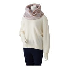 エスタ(estaa)の【洗える】フェイクファースヌード 12×95cm ハスキー