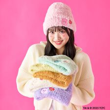 エスタ(estaa)のビーニー 帽子 ボリュームヘアリー ケアベア TM CareBears TM ワンポイント 無地
