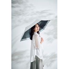 【ハニカム断熱パラソル】晴雨兼用折りたたみ日傘 アイスサークル 55cm 遮光 遮熱 UV