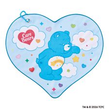 【くっつきタオル】吸水マルチタオル ケアベア TM ハート -Wish- カラビナ付