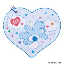 【くっつきタオル】吸水マルチタオル ケアベア TM ハート -Grumpy- カラビナ付