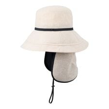 【接触冷感】-サンシェードハット- ネックガード付ハット 帽子 遮光率100％ 遮熱 UV 洗える