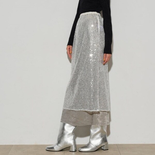 GALLEST / ギャレスト ラップスカート＆パンツレイヤー ギャレスト