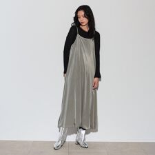 バルーンベロアキャミワンピース