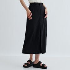 【セットアップ対応】リネンライクボックスタックスカート【カセット服通勤・オフィス】