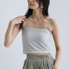 【一部店舗限定】カップ付きラメキャミソール
