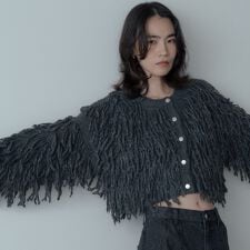 ギャレスト(GALLEST)のクロップドループカーディガン