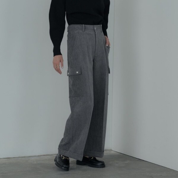 23-24 MAHF コーデュロイ パンツ　グレー　M 23-24 MAHF コーデュロイ パンツ グレー M 23-24 MAHF