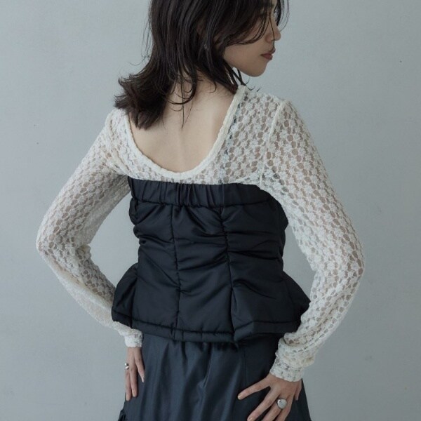 今期 &ellecy レースカットソー 楽天市場】カットソー レディース 春夏 半袖 レーススリーブ