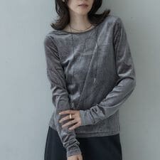 ギャレスト(GALLEST)のバックカットアウトベロアカットソー