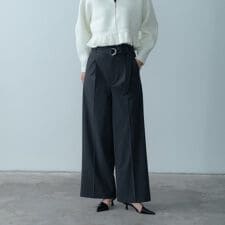 Timeless｜ベルテッドワイドパンツ【セットアップ対応】