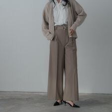 Timeless｜ベルテッドワイドパンツ【セットアップ対応】